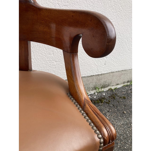 Antique Parisian Office Chair, 1800s For Sale - Image 14 of 18
