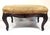 Victorian American Victorian 19th C Carved Mahogany Upholstered Footstool Bench For Sale - Image 3 of 12