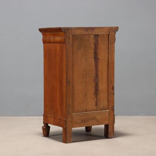 Antique Bedside Table in Walnut, 1850s For Sale - Image 10 of 11