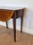 American Federal Style Cross-Banded Matched Mahogany Drop-Leaf Extending Occasional Table Signed Baker Furniture For Sale - Image 13 of 17
