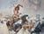 1970s 1970s Original Bill Larsen Native American Indian Chief Horse Hunt Oil Painting Canvas For Sale - Image 5 of 13