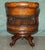 Antique Captain's Desk Chair in Brown Leather, 1880 For Sale - Image 16 of 18
