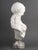 Stone Sculpture Bust of a Woman in White Carrara Marble by Adolfo Cipriani, 1900s For Sale - Image 7 of 9