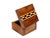 Mid 20th Century Vintage Handmade Geometric Design Inlaid Wooden Box For Sale - Image 4 of 7