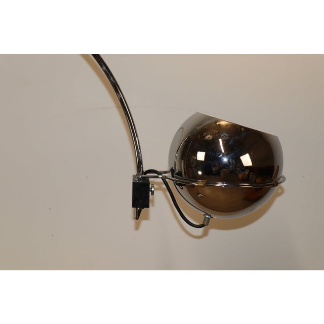Vintage Space Age Arc Floor Lamp from Gepo, 1970s For Sale - Image 10 of 18