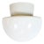Vintage White Porcelain Ceiling Light, 1970s For Sale