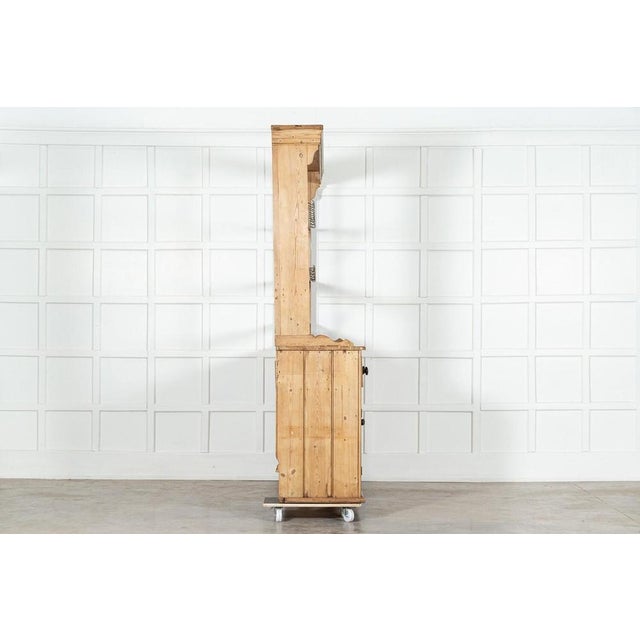 Brown Large 19th Century English Pine Dresser, 1870s For Sale - Image 8 of 17