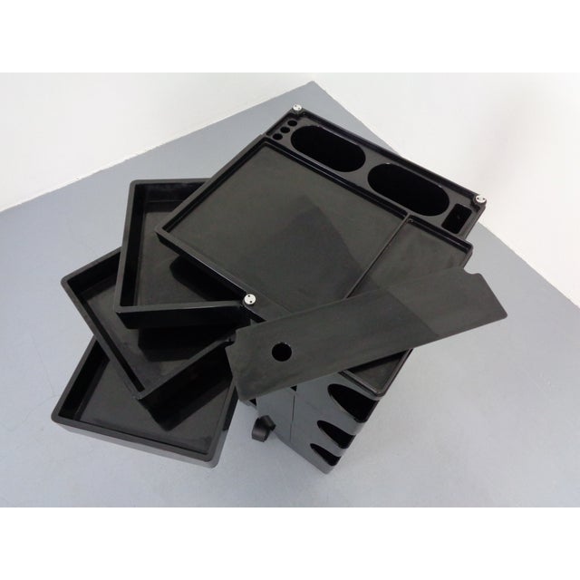 Black Boby trolley by Joe Colombo from the 1960s. This piece has an attribution mark, I am sure that it is completely...