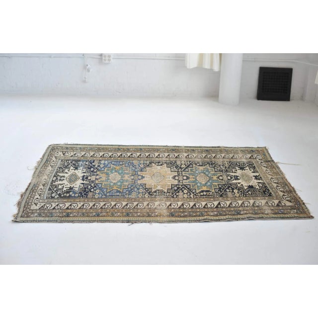 Turkish Antique Edwin Shirvan Kuba Caucasus Mountains Rug, 4 x 6 For Sale - Image 3 of 11