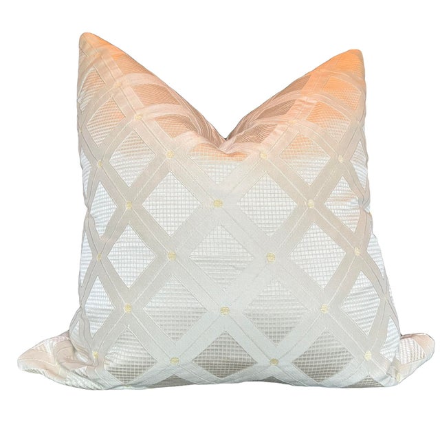 This Beacon Hill luxury 100% silk fabric in iridescent cream adds depth and quiet sophistication to any interior. The...