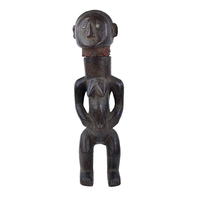 Early 20th Century Kwere Fetish Figural Cup Tanzania For Sale