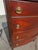 Brown Vintage Mid 20th Century Federal Hepplewhite Style Mahogany Four Drawer Chest of Drawers For Sale - Image 8 of 10