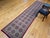 Vintage Persian Qum Runner Rug, Hand-Knotted Wool, Allover Geometric Pattern, 3x13, Tan & Red For Sale - Image 13 of 14