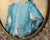 19th Century 2 Sided Antique 1800's Miniature Mini Original Painting Portrait the Blue Boy For Sale - Image 5 of 14