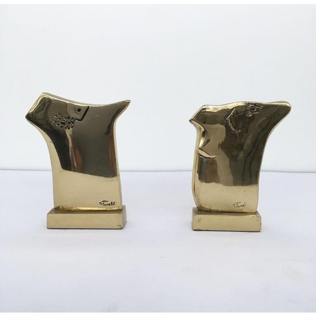 Italian Bronze Abstract Sculpture by Ottorino Tonelli, 1980 For Sale - Image 11 of 18