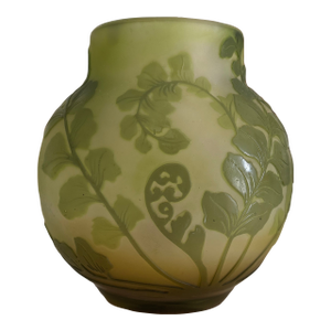 Emile Galle Cameo Glass Vase
