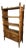 Vintage Tommy Bahama Rattan Bamboo & Wood Bookcase For Sale