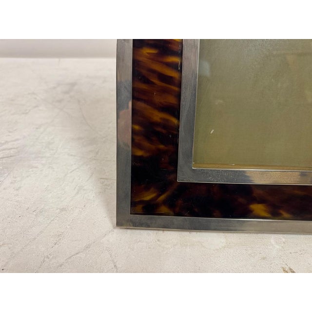 1970s Vintage Italian Photo Frame by Gabriella Crespi, 1970s For Sale - Image 5 of 11