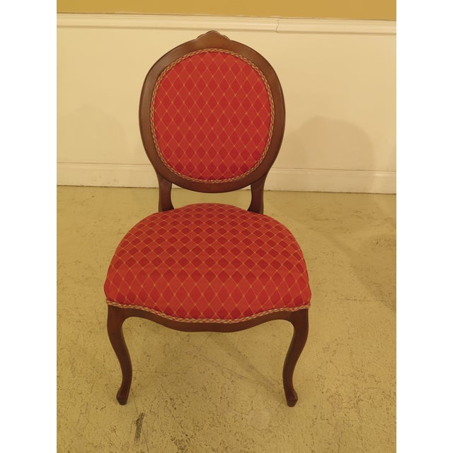 Modern Calico Corners Upholstered French Dining Room Chairs Set of 6