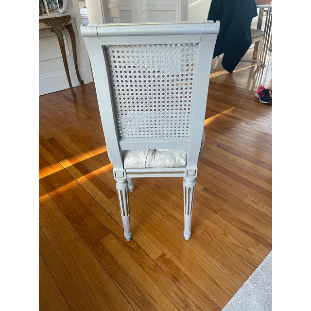 Early 20th Century Antique French Cane Back Chair For Sale - Image 5 of 9