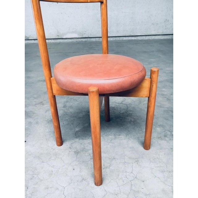 Mid-Century Modern Dining Chairs in the style of Charlotte Perriand, France, 1960s, Set of 4 For Sale - Image 12 of 18