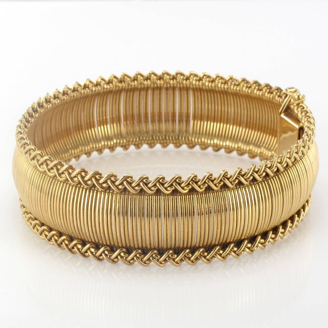 1950s French Gold Bracelet Chairish