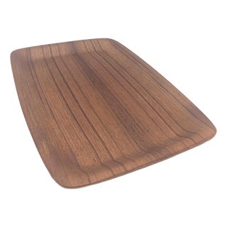 Mid 20th Century Teak Pressed Bentwood Tray For Sale