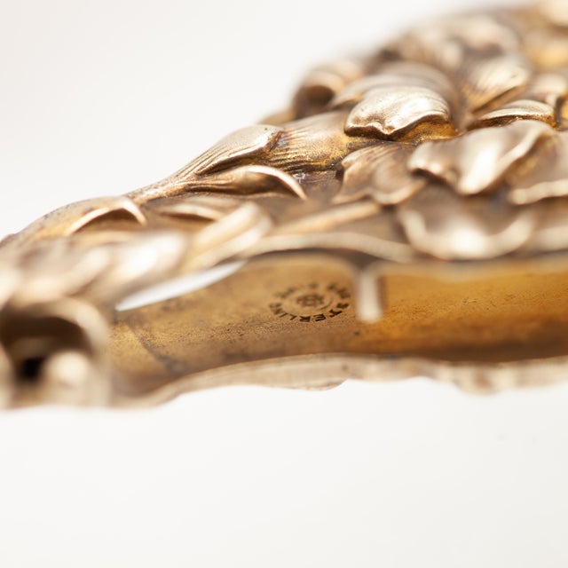 1900 - 1909 Antique Unger Brothers Art Nouveau Silver Vermeil Lorgnette Glasses For Sale - Image 17 of 18