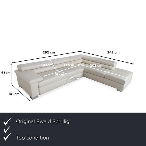 This Ewald Schillig Courage corner sofa impresses with its striking, slightly angular design, which is beautifully...