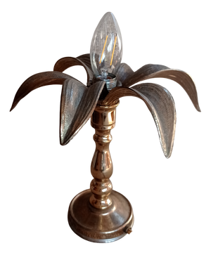 Hollywood Regency Brass Table Lamp by Willy Daro for Massive, 1970s