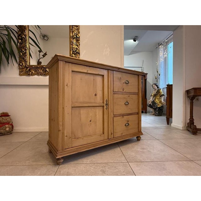 Farmhouse Buffet in Softwood For Sale - Image 5 of 9