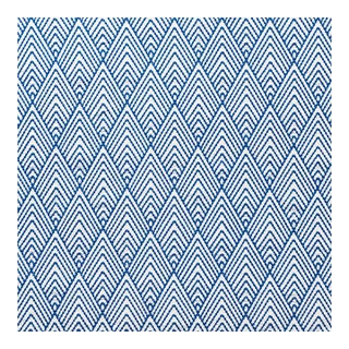 Schumacher Avila Embroidery Fabric in Navy For Sale