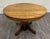 This is a beautiful antique Mission Arts and Crafts round tiger oak quarter-sawn extendable pedestal dining table in a...