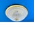 Large vintage glass flush mount light in the manner of Barovier Toso, ribbed glass, brass base. 7.48 in.H / 19 cmH...