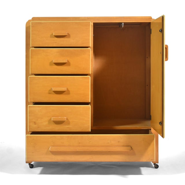 Edison Little Folks Child's Dresser/ Armoir, Attributed For Sale - Image 4 of 10