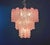 Pink Large Pink Murano Glass 3-Tier Tube Chandelier, 1990s For Sale - Image 8 of 18