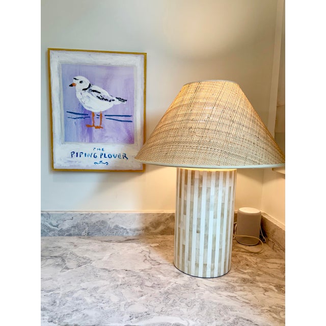 Coastal Anne Louise-Ewen Original Acrylic Painting - “Piping Plover” Bird - 16x20 - Signed For Sale - Image 3 of 6