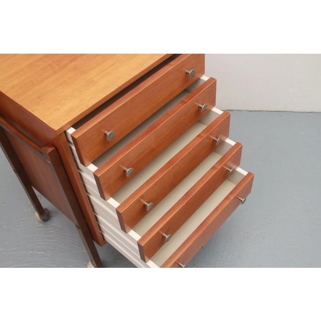 1960s Trolley Utensilo in Walnut, 1965 For Sale - Image 5 of 11