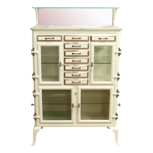 Vintage Dentists Furniture in Cast Iron, 1925 For Sale