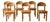 Rainer Daumiller Pine Dining Chairs, Set of 6, 1970s For Sale