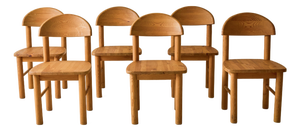 Rainer Daumiller Pine Dining Chairs, Set of 6, 1970s