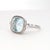 14k Gold Ring With 4.25ct Aquamarine & Diamonds Size 6.5 For Sale - Image 16 of 18