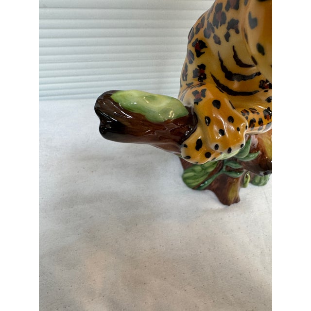 Lynn Chase for Gump's Limited Jaguar in Tree Figurines, Set of Two For Sale - Image 10 of 12