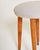 Vintage Upholstered Teak Stool, 1950s For Sale - Image 3 of 8