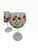 Vintage Royal Danube Romania Hand-Painted Crystal Floral Goblets – Set of 6 For Sale - Image 12 of 12