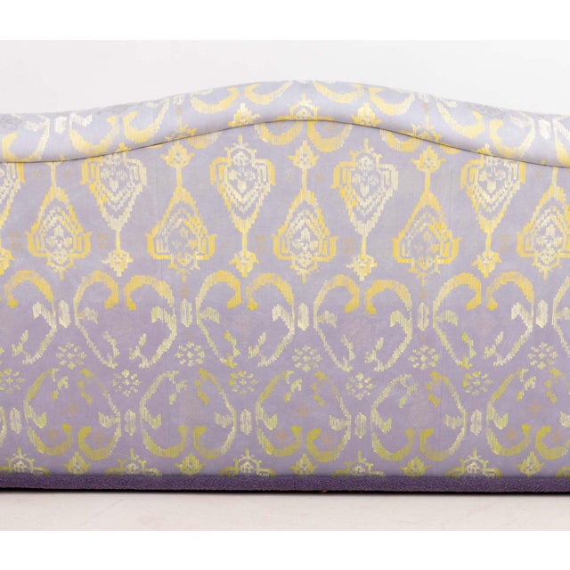 J. Robert Scott Green & Purple Upholstered Sofa For Sale - Image 10 of 11