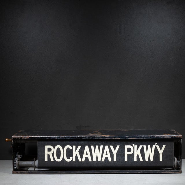 Early 20th Century Brooklyn Nyc Subway Destination Roll c.1900-1910 For Sale - Image 5 of 16