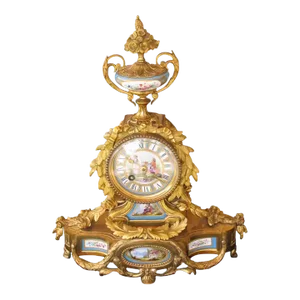19th Century Louis XV Style Mantel Clock