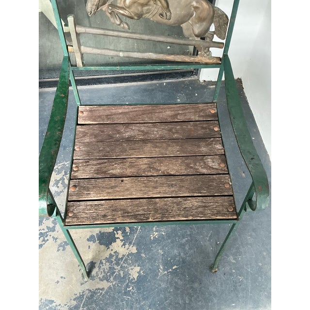 Vintage Equestrian Bronze Leaping Horse Chair For Sale - Image 10 of 12