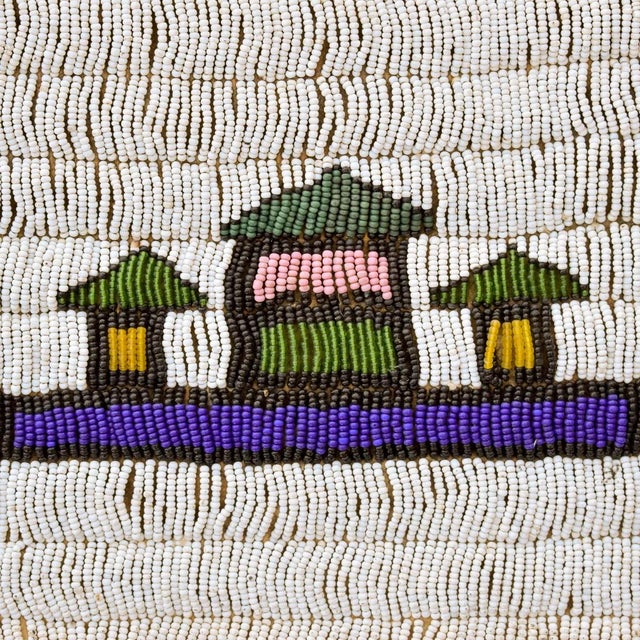 African Early 20th Century Ndebele Beaded Itjorholo Wedding Apron Sidley Collection For Sale - Image 3 of 12